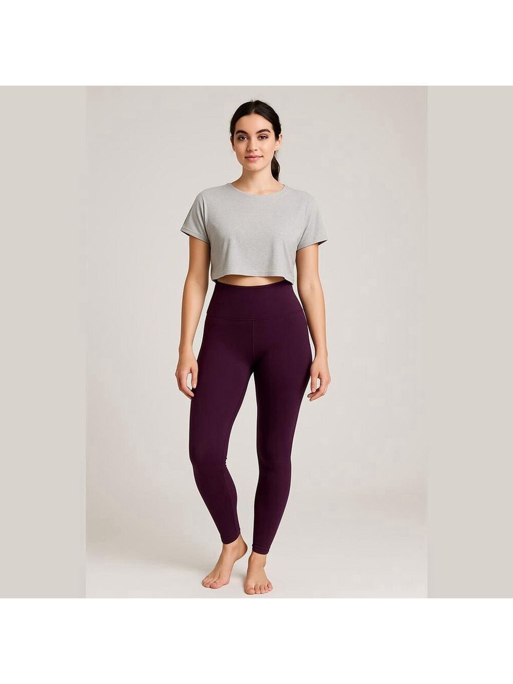 Knix Deep Burgundy Leggings size medium
